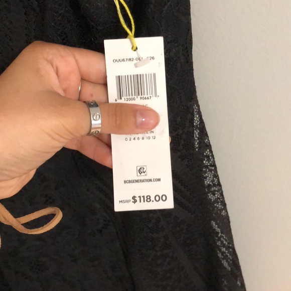 BCBG black lace dress - Picture 5 of 5
